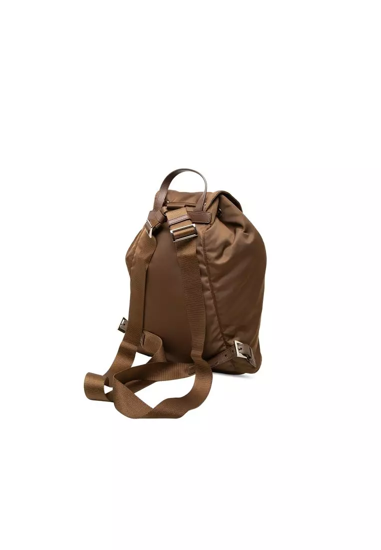 Pre-Loved Prada Tessuto Drawstring Backpack Prada Pre-Owned 2000-2013 Tessuto Drawstring Backpack  main image 2