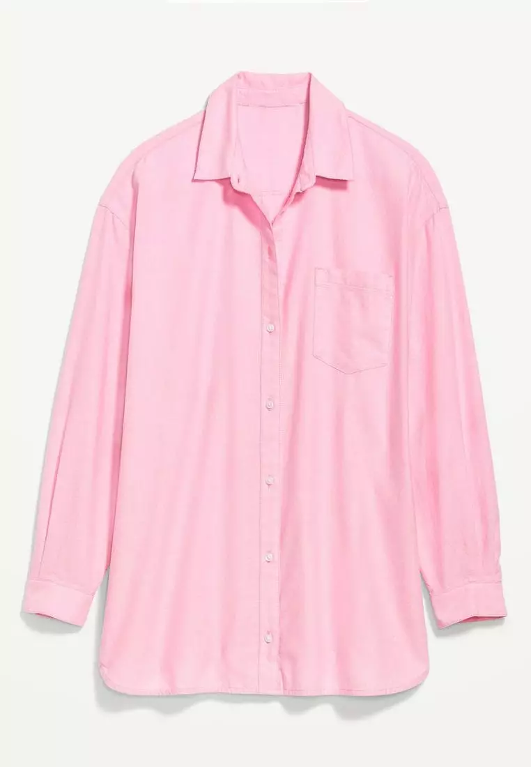 Oversized Boyfriend Shirt For Women