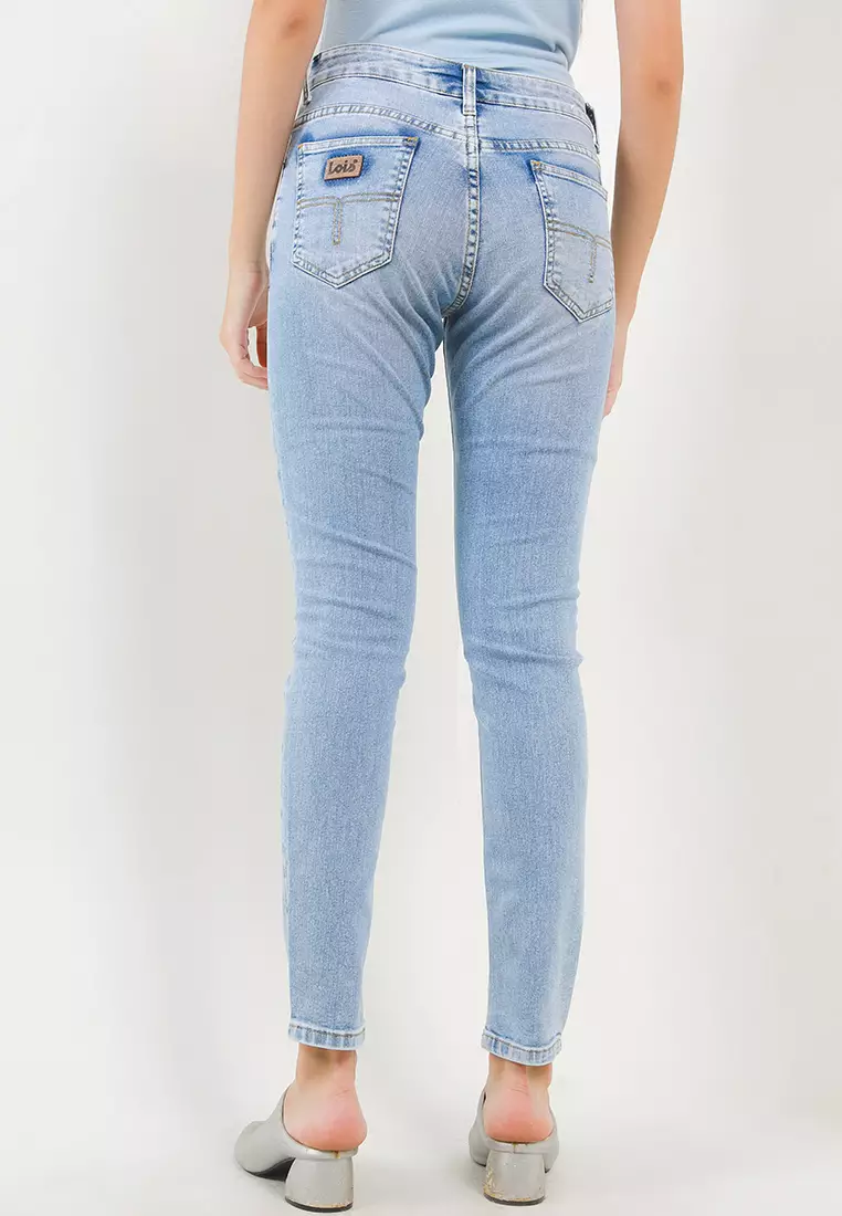 High Waist Stretch Denim Pant FSW354