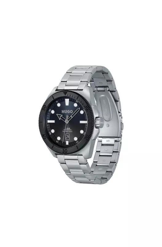 Hugo Boss Visit Casual Blue Dial Silver SS
