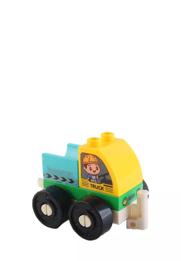 Okiedog Brix City Truck 11pcs - Mainan Bongkar Pasang Anak