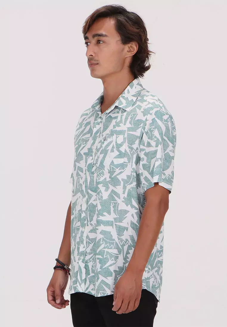 MSH SHARKBITES SHORT SLEEVE SHIRT PETROL