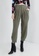 Desigual green Slouchy Trousers WIth Pleats B3681AAA77EFBAGS_1