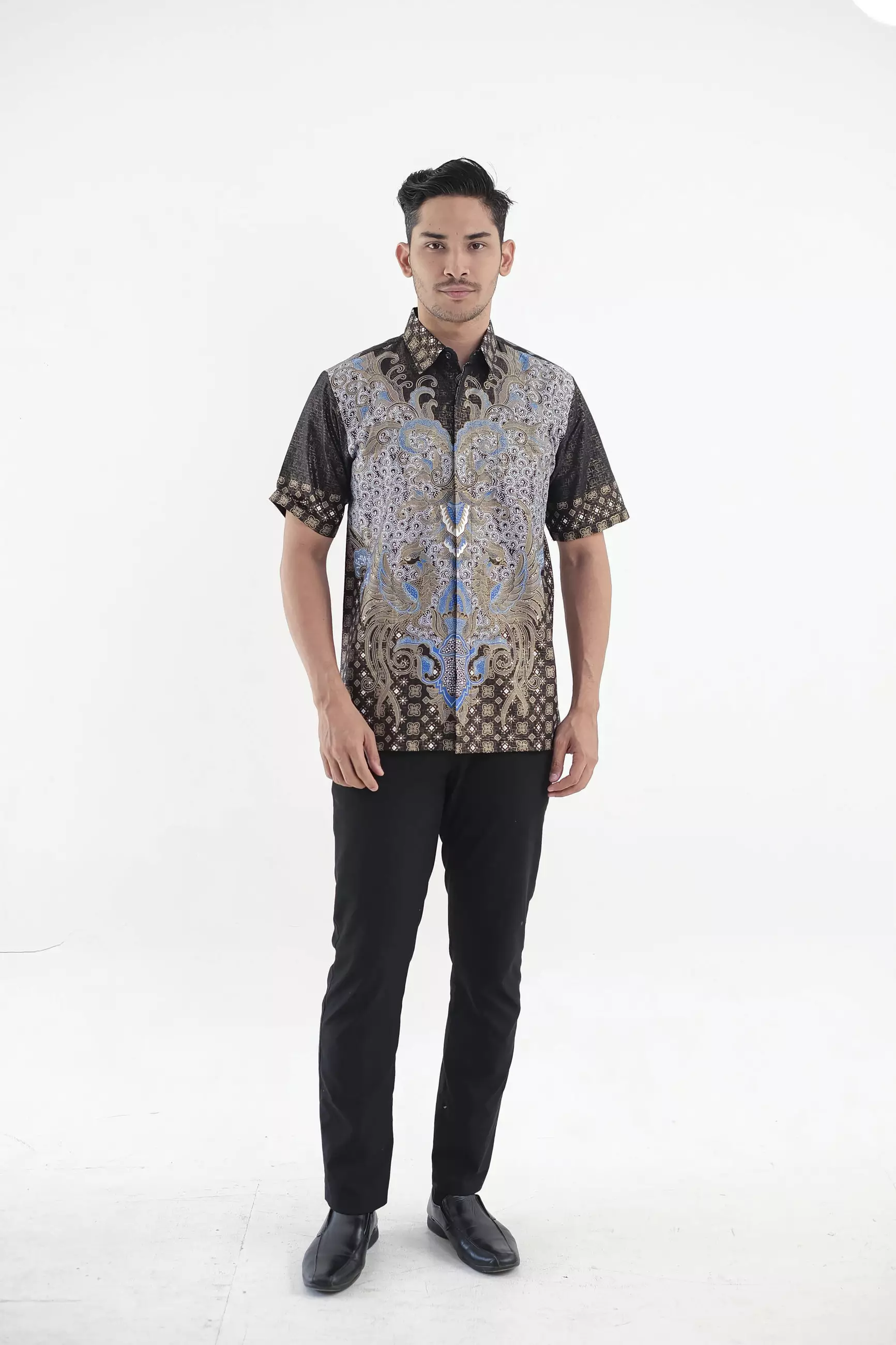 Prawira Kemeja Pendek Pria  Regular Fit Furing Foil