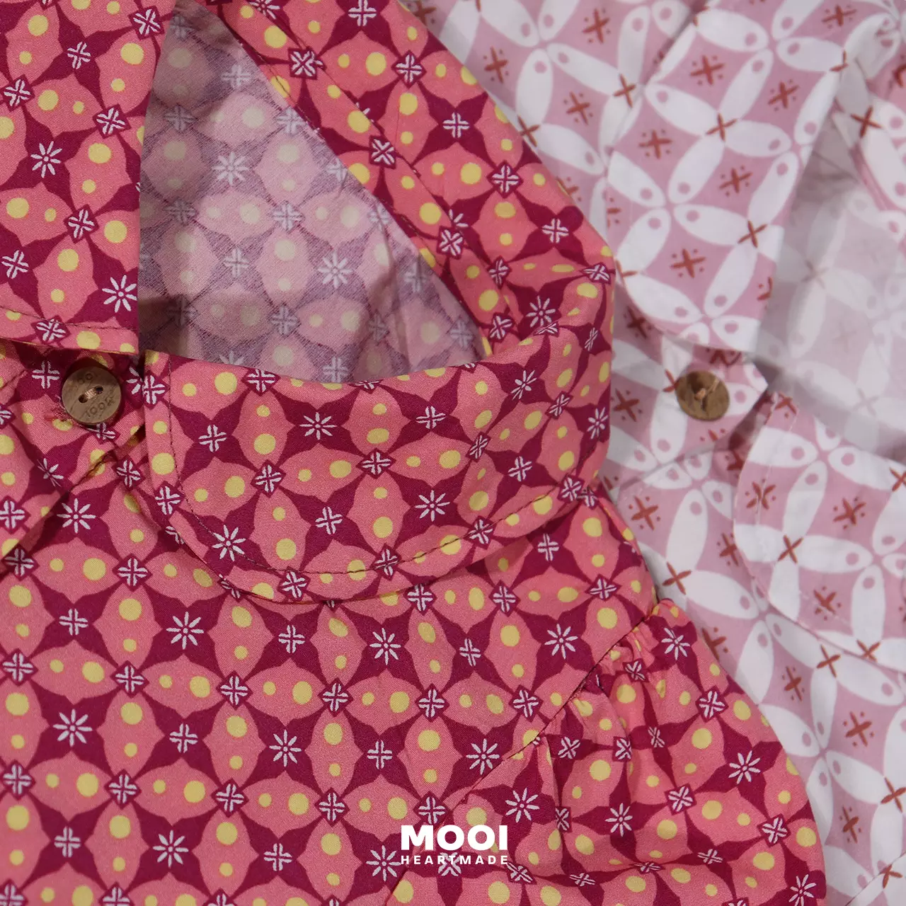 Mooi Atasan Batik Anak Perempuan Naraya Batik Top - Sky Blue