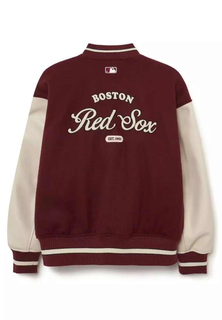WOOL CURSIVE VARSITY JACKET BOSTON RED SOX