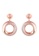 Vedantti pink Vedantti 18k The Circle Slim Earrings in Rose Gold A5055AC88E8679GS_1