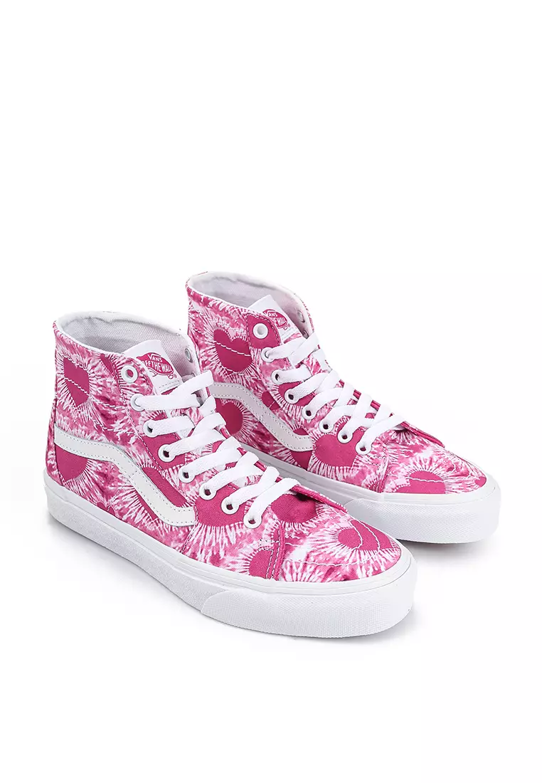 Tie dye discount vans high top