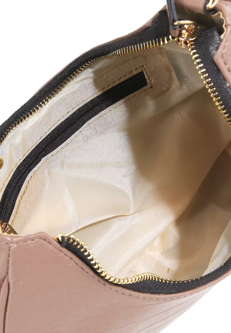 Luna Shoulder Bag Tas Bahu Wanita denganÂ KulitÂ Croco