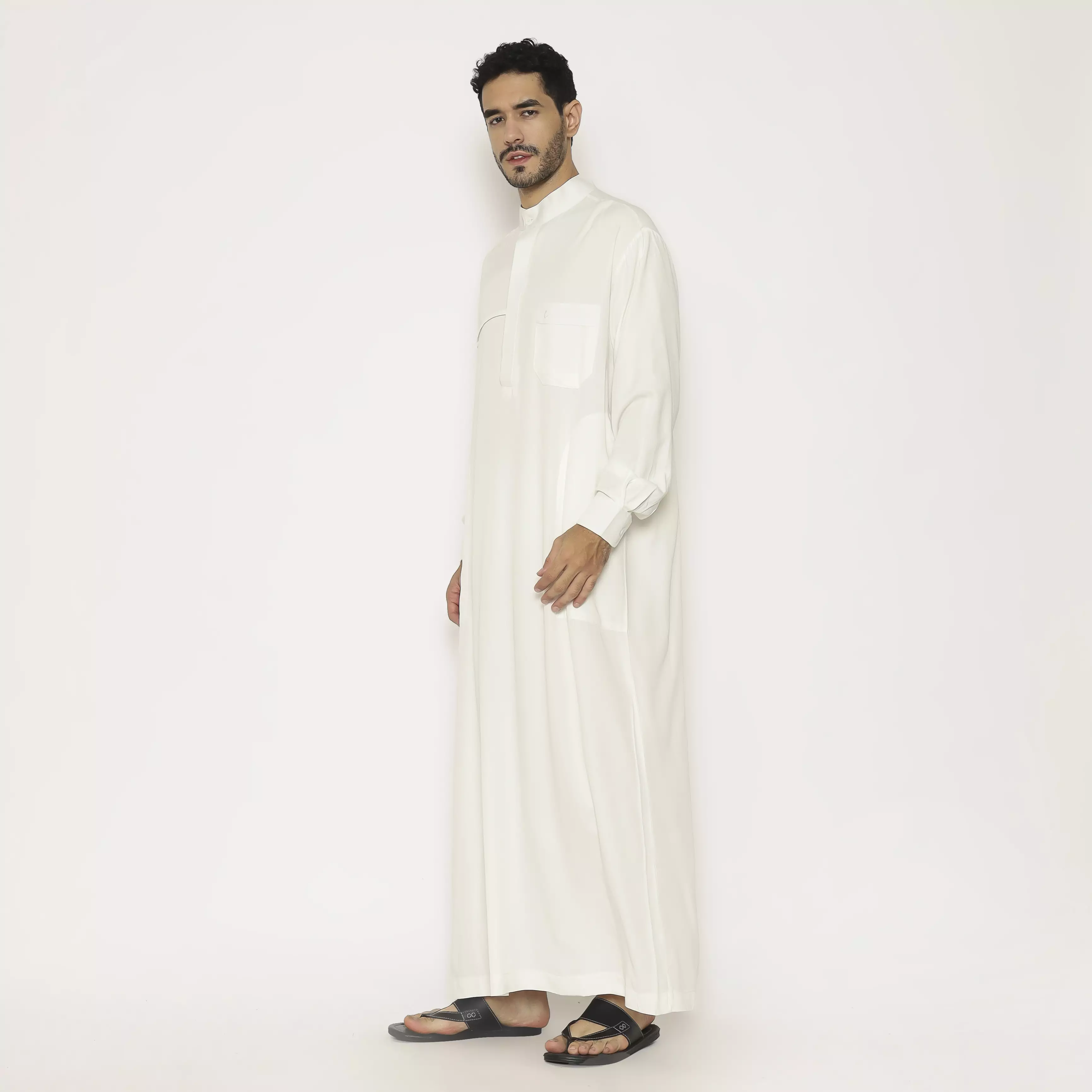 Gamis Pria 09 White BW