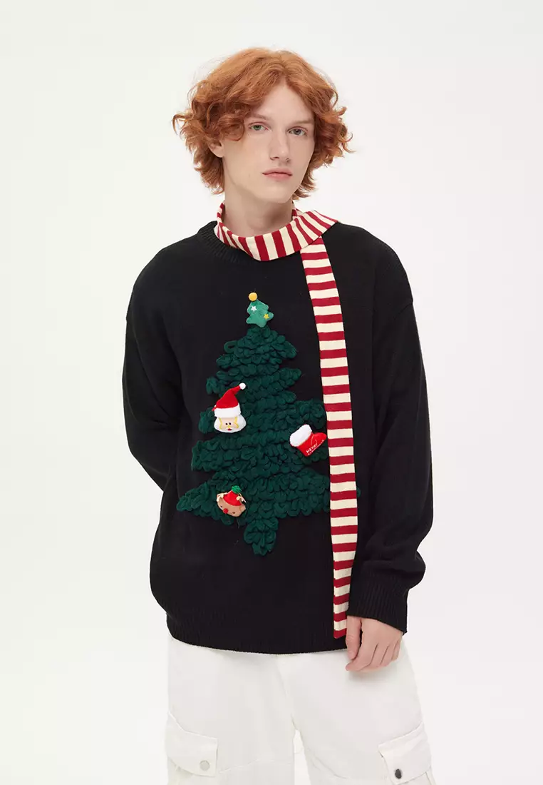 Pull and bear christmas sweater on sale