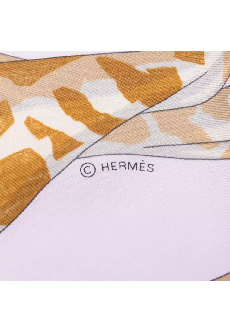 Buy Hermès Pre-loved HERMES carres 90 「hermes story」 scarf silk Light ...