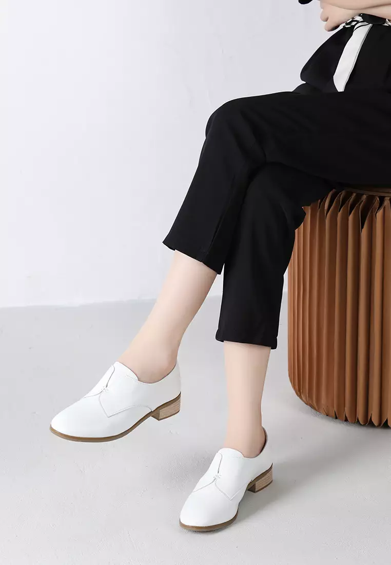 Round Toe Leather Boat Shoes TH118-26