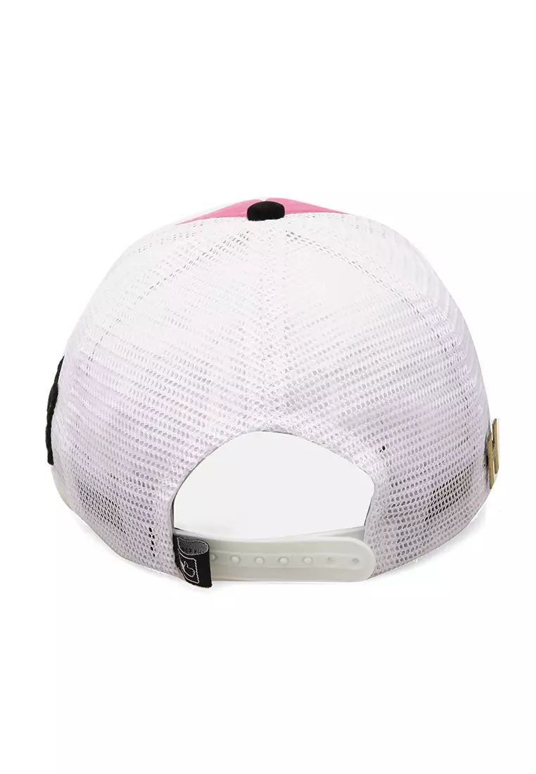 Jahari Aksesoris Fashion Pria Wanita Topi Baseball Desain Jaring Motif Style Resizable Strap Material Cotton ORIGINAL - Multicolor