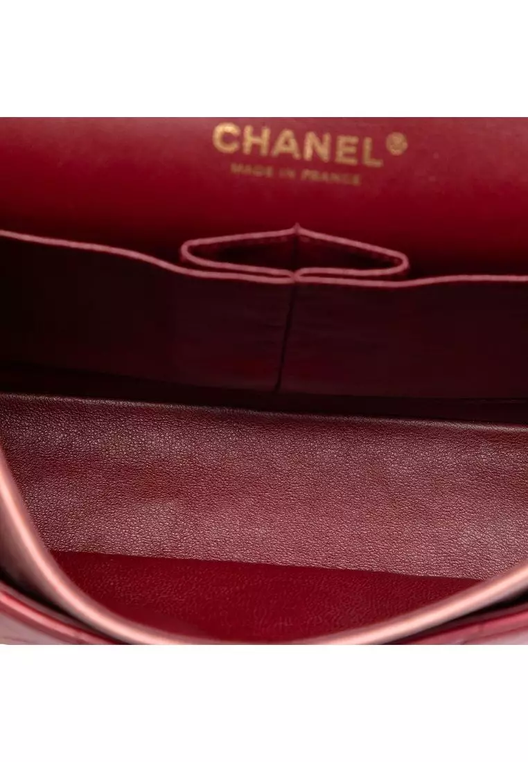 Pre-Loved Chanel Medium Classic Lambskin Ombre Double Flap