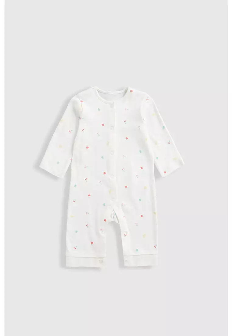 Fruit Footless Sleepsuits - 3 Pack