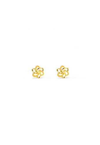 MJ Jewellery gold MJ Jewellery Gold Earrings S152, 916 Gold 0ECCDACABBC824GS_1