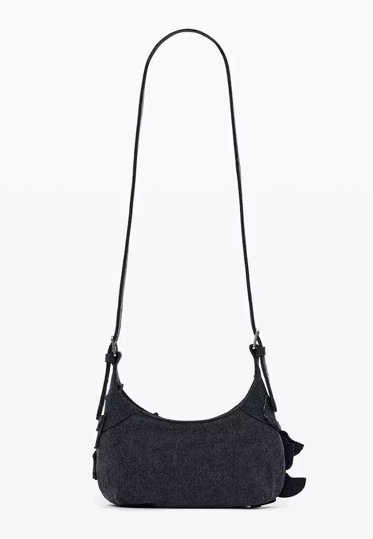 Small floral appliqué bag