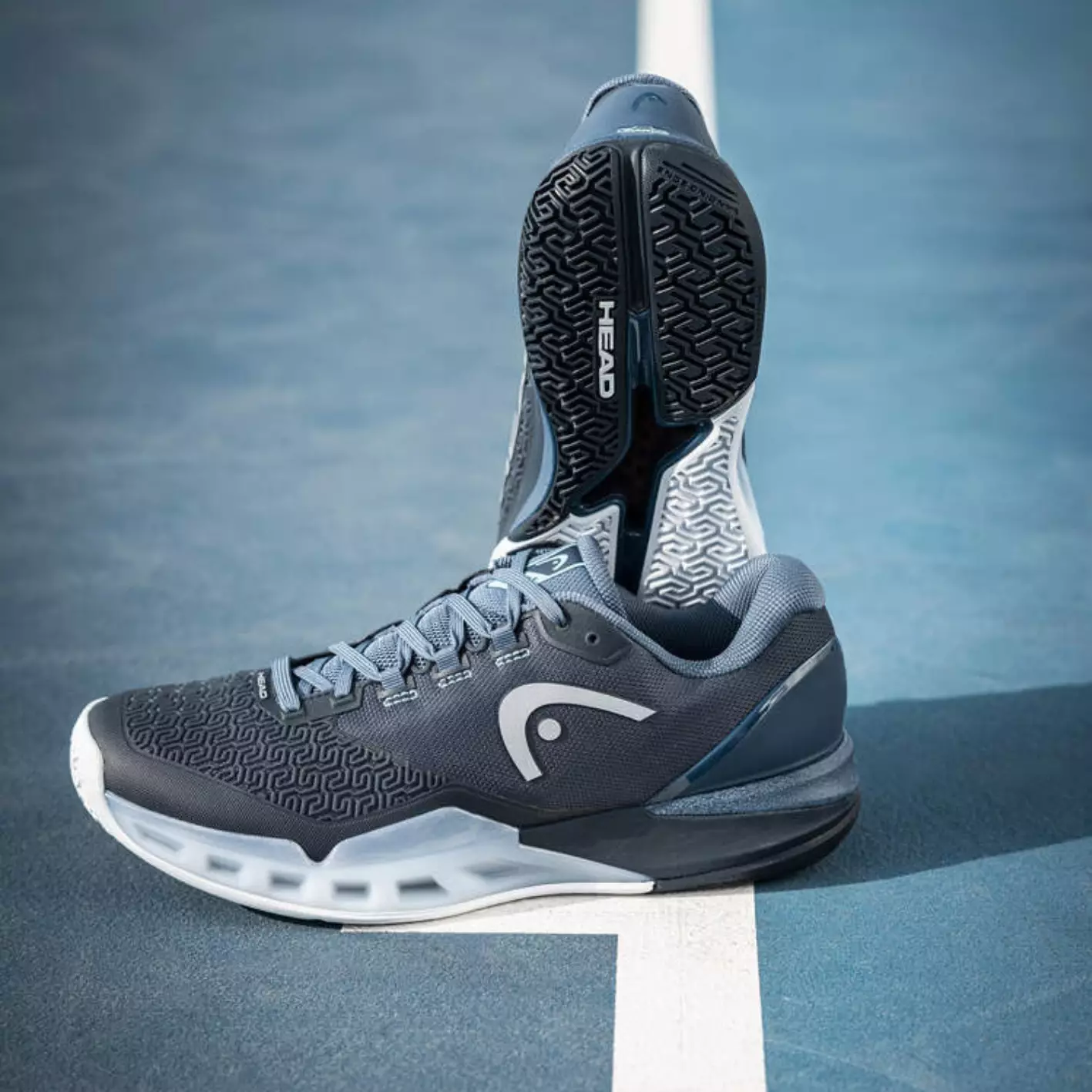 HEAD Revolt Pro 5.0 Men Tennis Shoes 273206 - Sepatu Tennis (Biru)