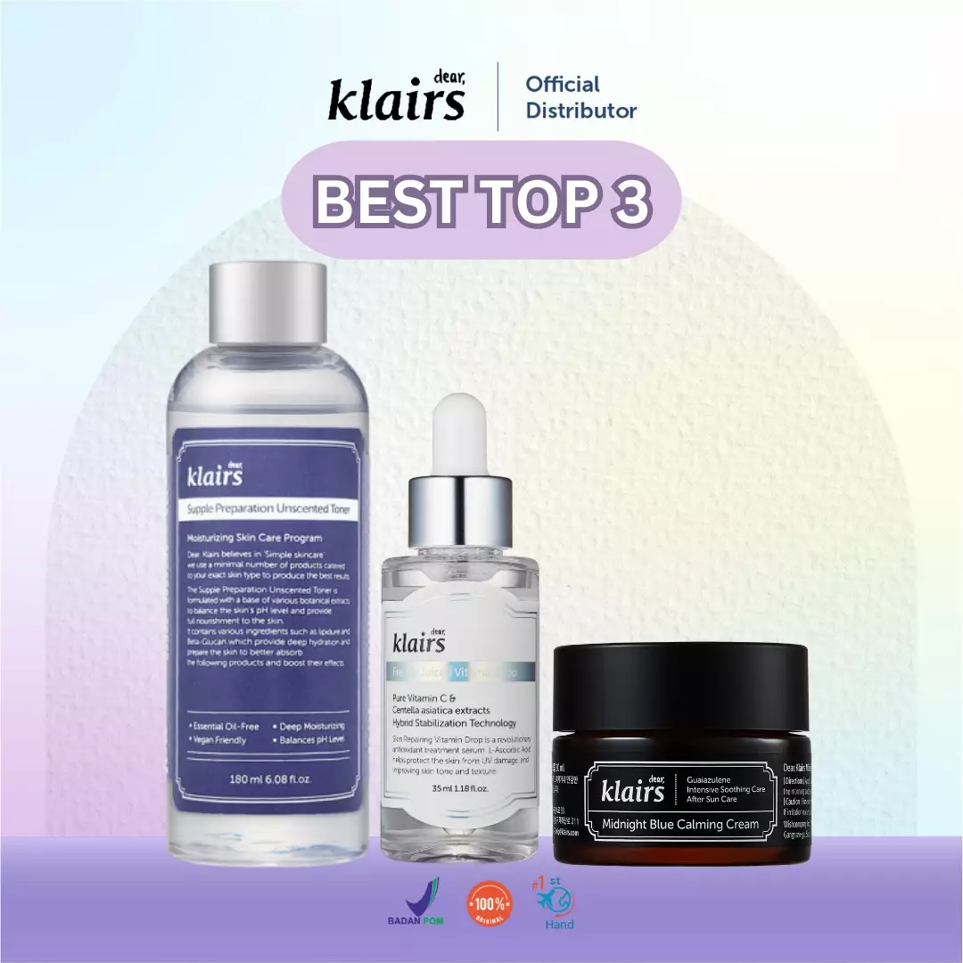 Dear Klairs Top 3 Best Sellers