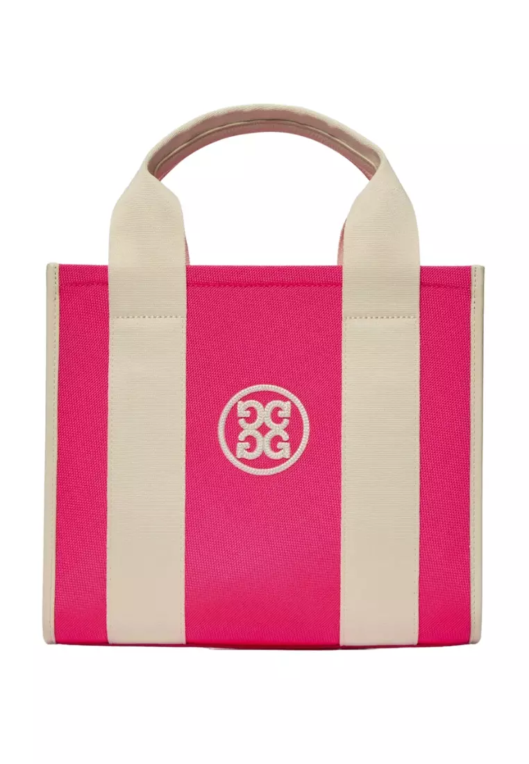 Women's Pray For Birdies Canvas Square Bag  (Knock Out Pink)