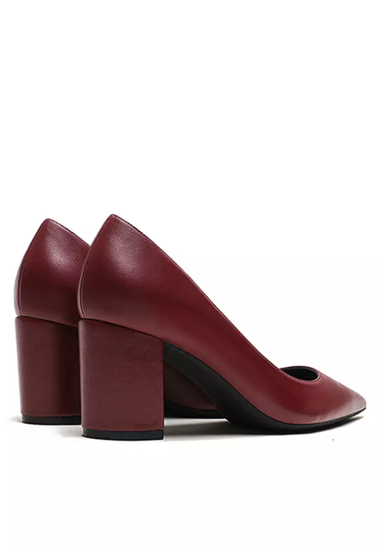 6CM Uniform Pointed High Heel Shoes HZL261