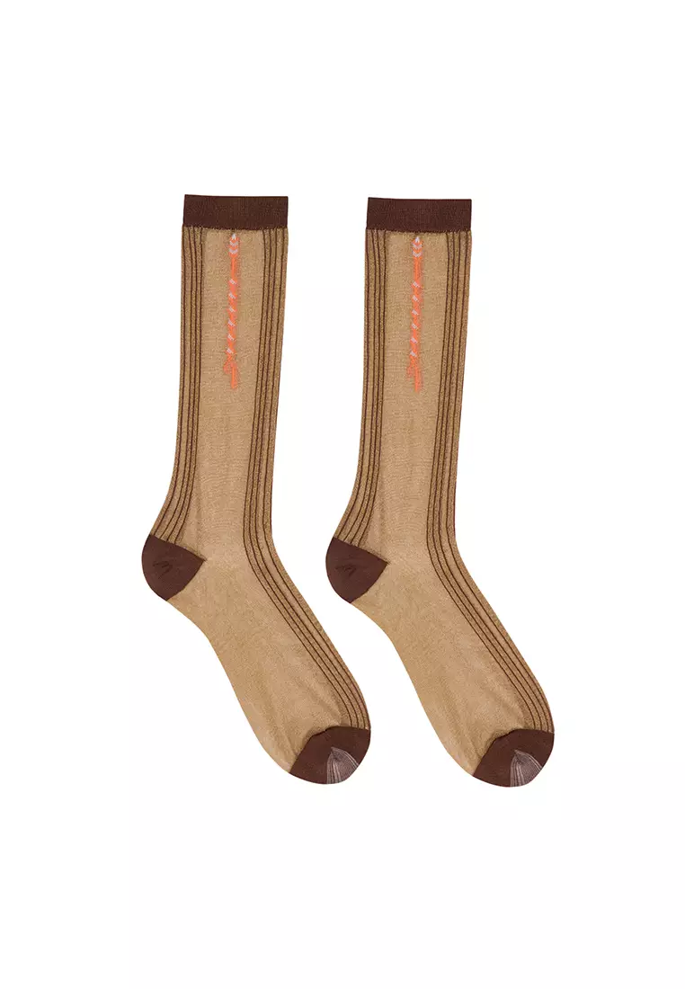 Blended Patchwork Crew Socks