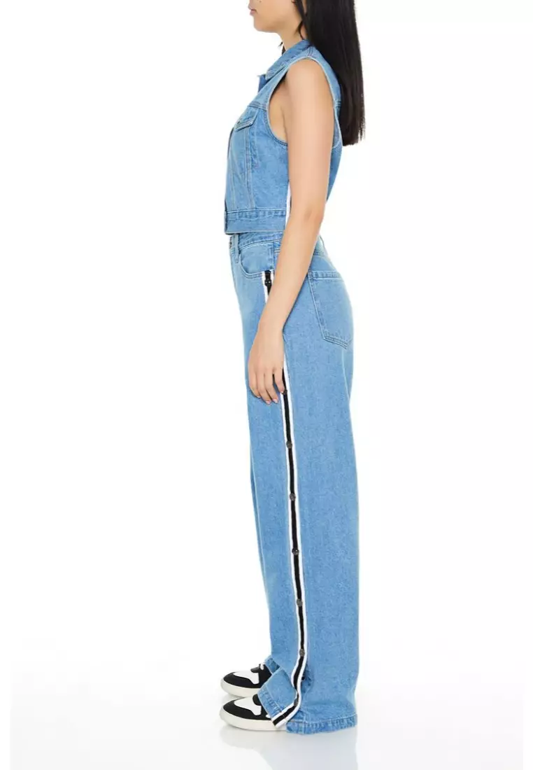 Forever 21 striped jeans online