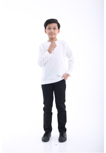 MILLA white Kurta Yasin For Kids by Hudz D4949KAE67C8C5GS_1