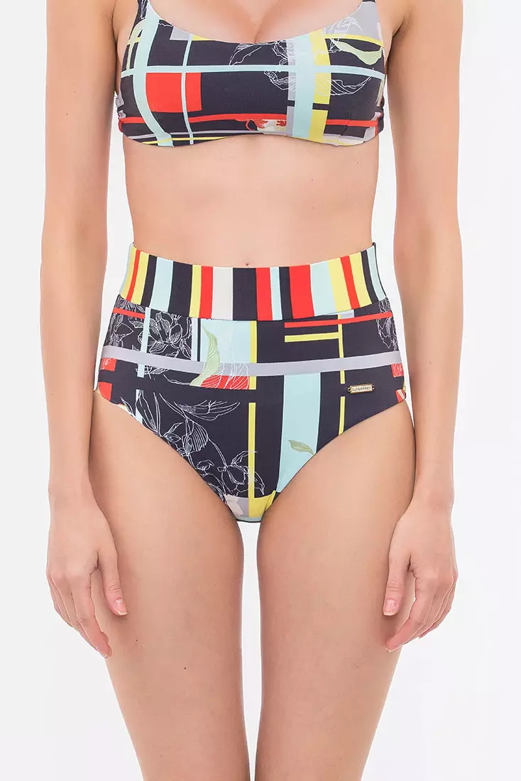 Check My Stripe High Waisted Full Classic Pants