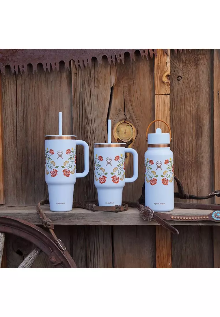 Hydro Flask All Around Travel Tumbler 32 oz Western Light Blue