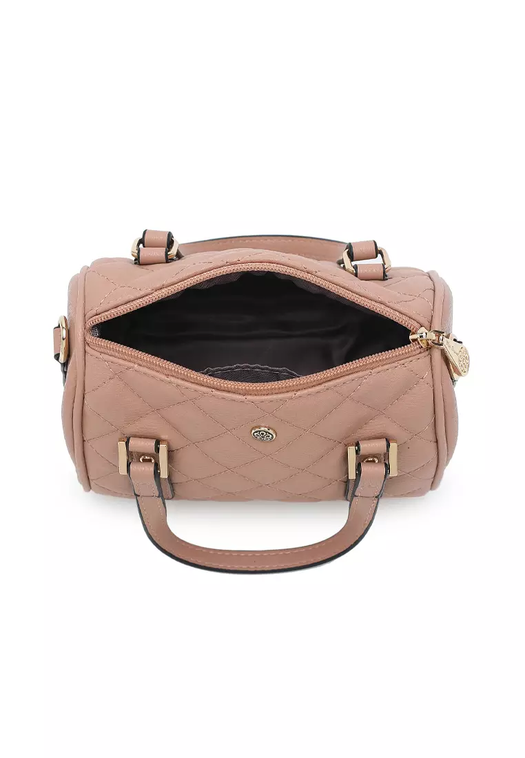 3 in 1 Tote Bag & Top Handle Bag & Pouch - Pink