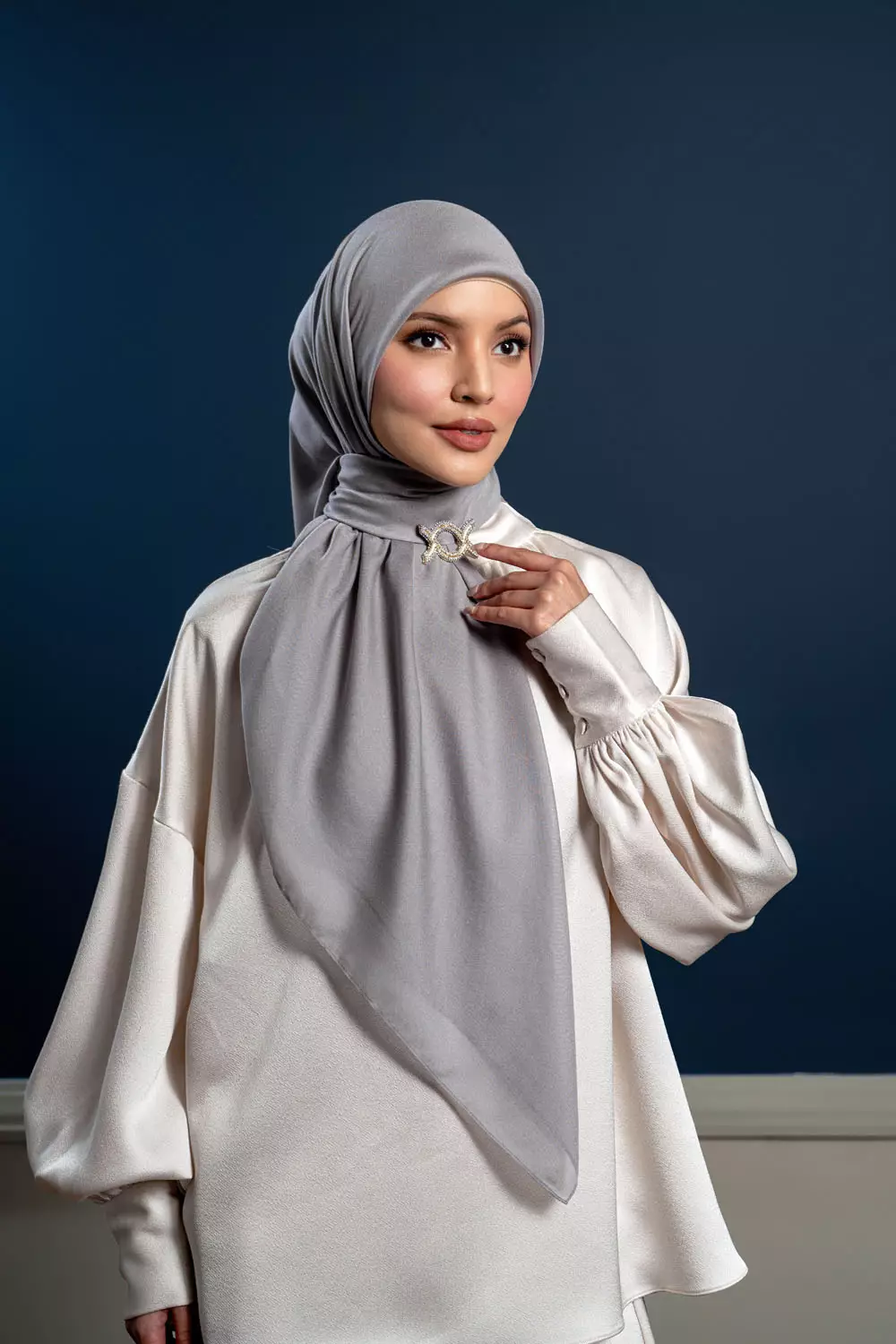 Klamby - Nima Scarf Dusty Alloy