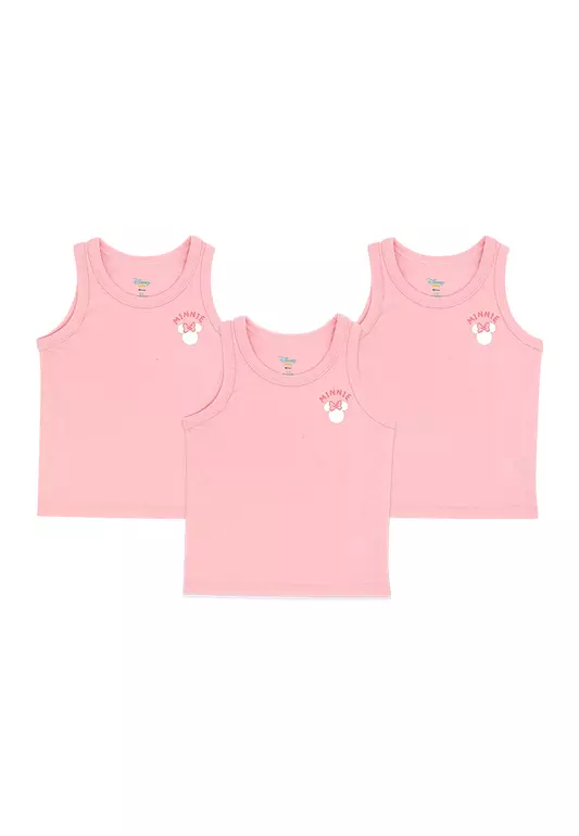 Baby Girl Licensed Newborn Essentials Sando Pack of 3