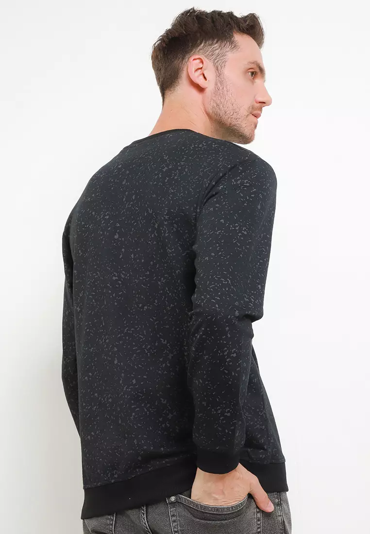 Ryusei Sweater Crewneck Noise Black