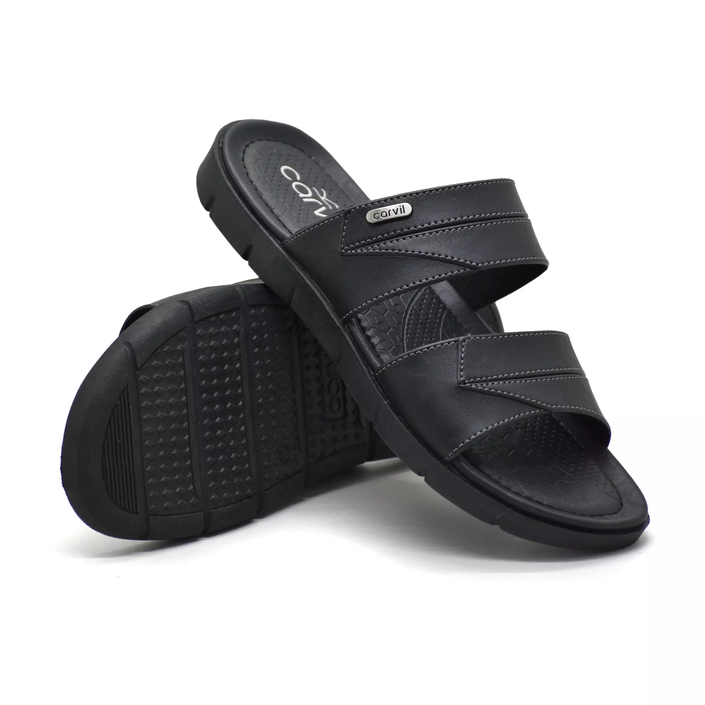 Carvil Sandal Pria Wolves-02 M Black