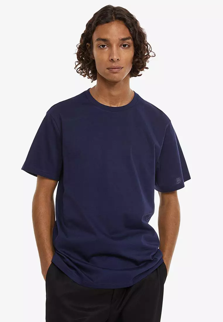 Buy H&M Regular Fit Round-Neck T-Shirt 2024 Online | ZALORA Philippines
