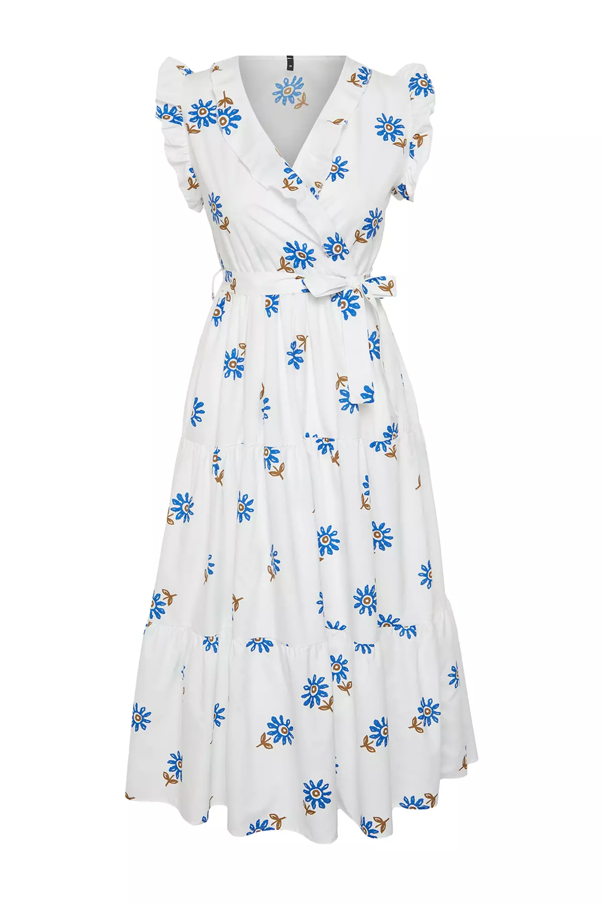 Tie Waist Midi Dress