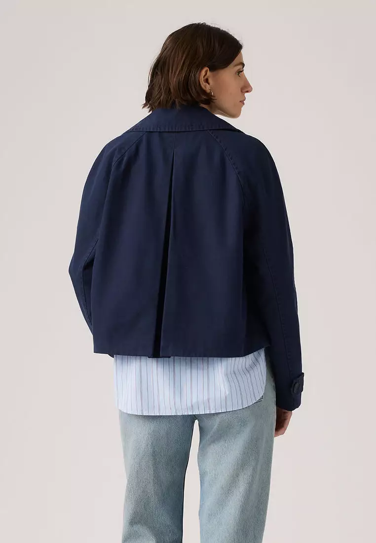 Levi's® Women's Bree Cropped Swing Trench Jacket (005AO-0003)