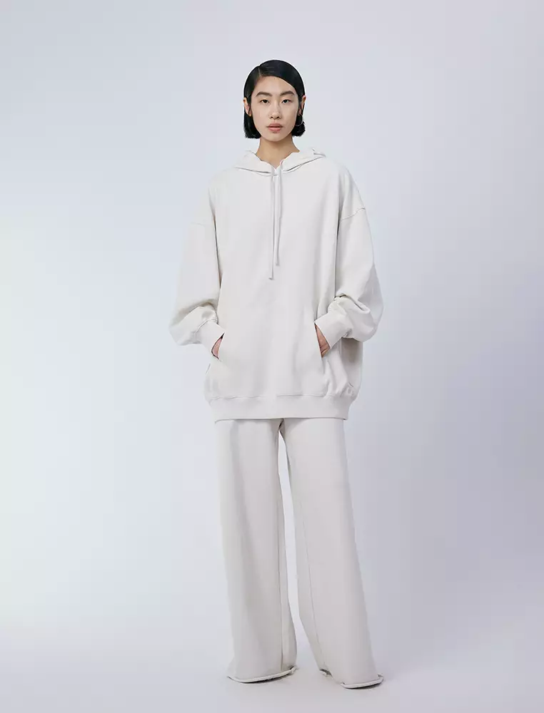 Hooded Loose Fit Pullover Hoodie