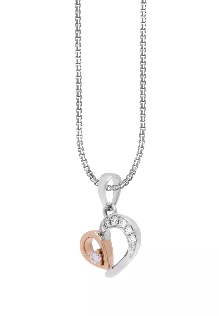 Buy TOMEI TOMEI Love Is Beautiful Collection Diamond Pendant Set