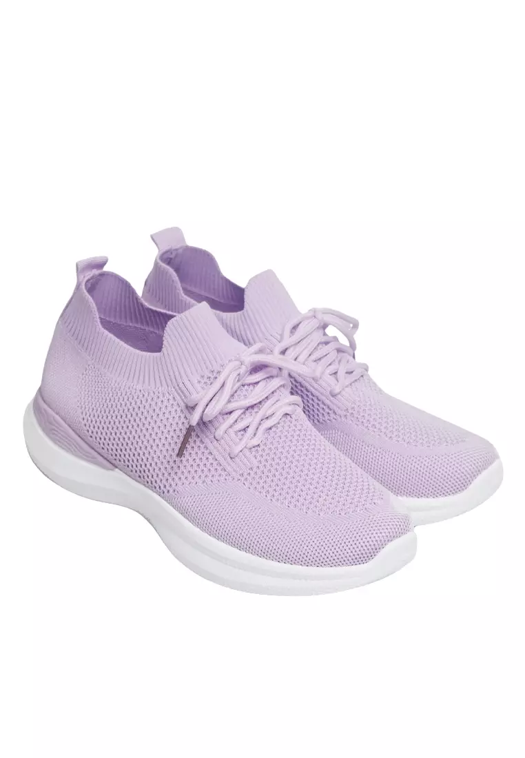 Dr. Kevin Sepatu Olahraga Sport Wanita Sneakers Rajut Slip On 589-069