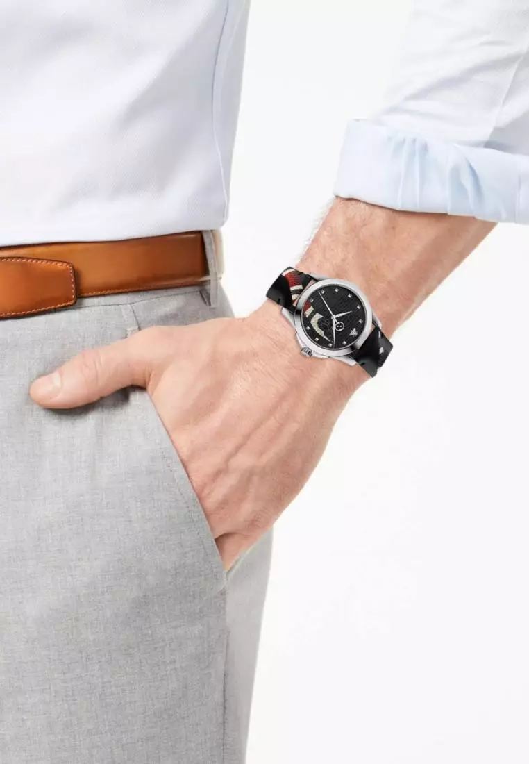 Jam Tangan Unisex Gucci Snake Black