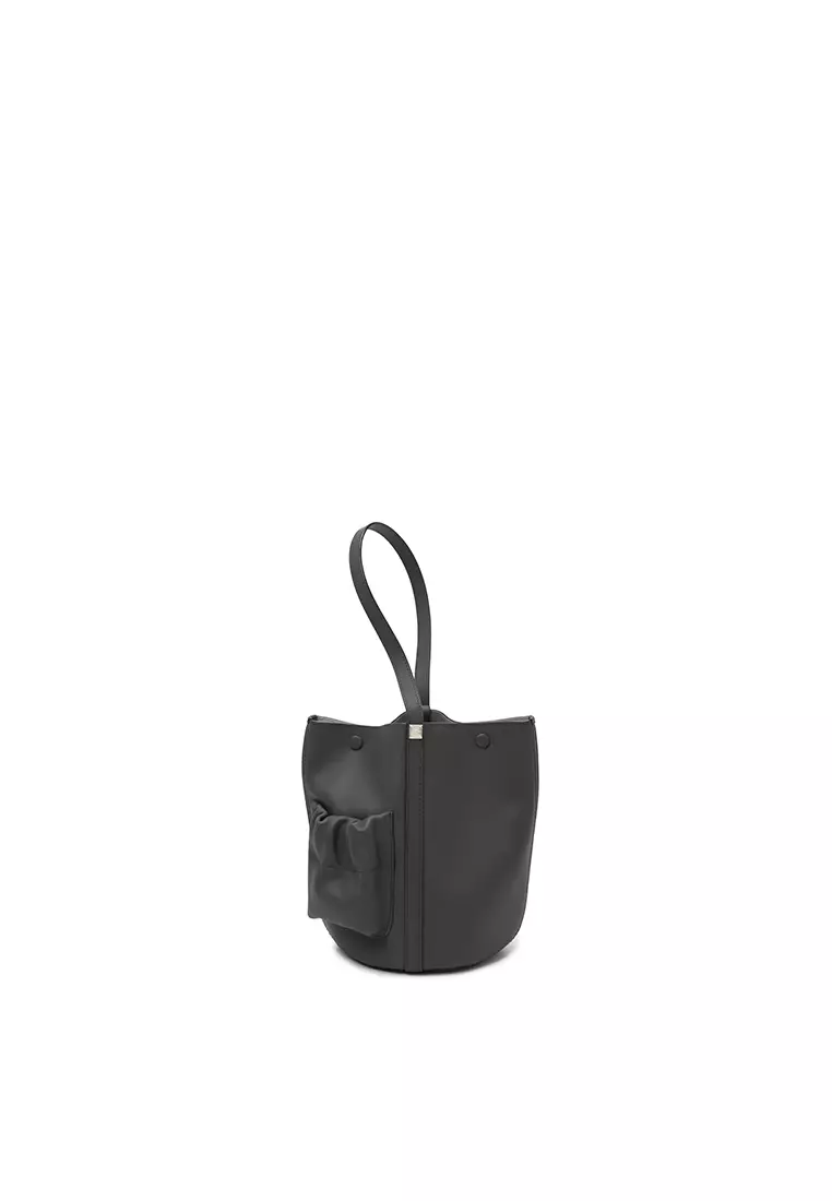 ORUKAMI Pocket Convertible Bucket Tote Small II - Black
