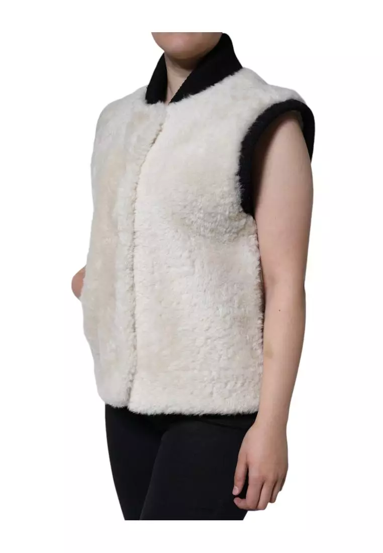 【送料&関税込】Burberry White Cotton Vest Burberry White Cotton Vest | italist | REVERSIBLE