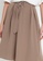 ZALORA BASICS brown D-Ring Buckle Pleated Skirt A16E2AAD71D0BCGS_3