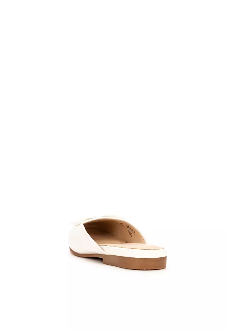 Round Toe Flat Mules