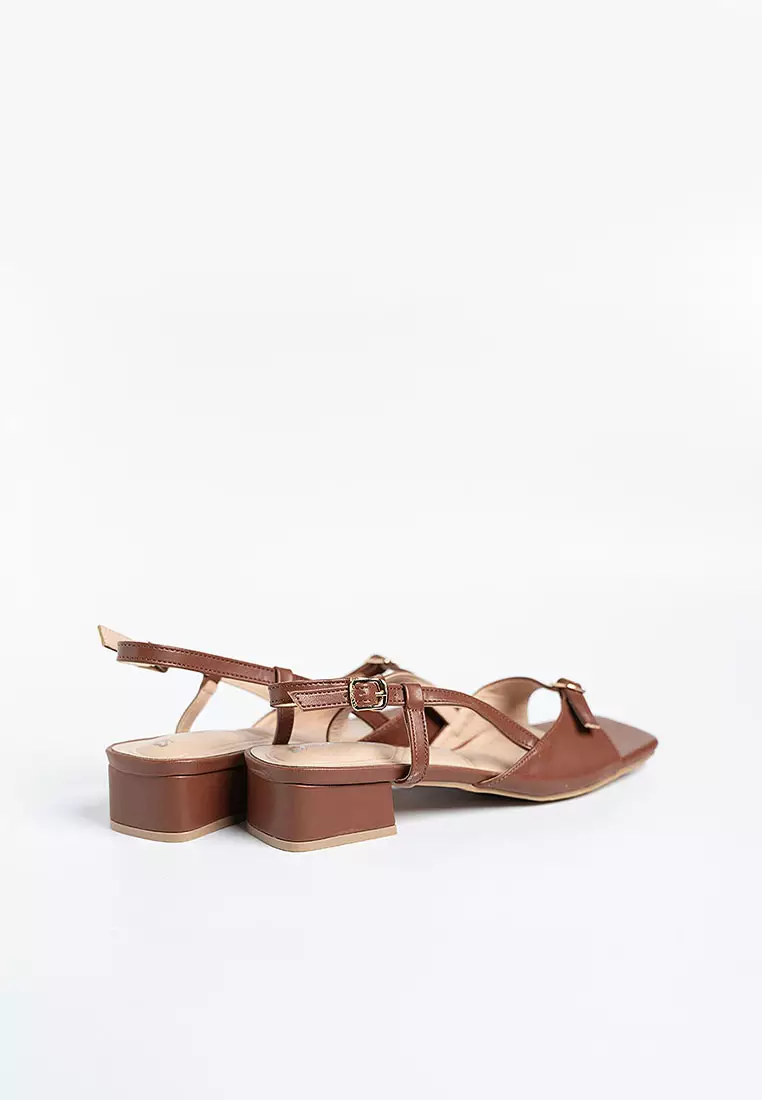 Paula Buckle Sandal Heels