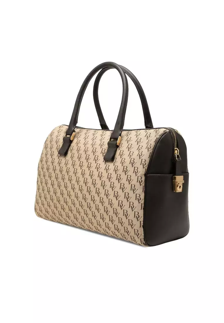 Pre-Loved Bottega Veneta Bv Monogram Canvas Satchel
