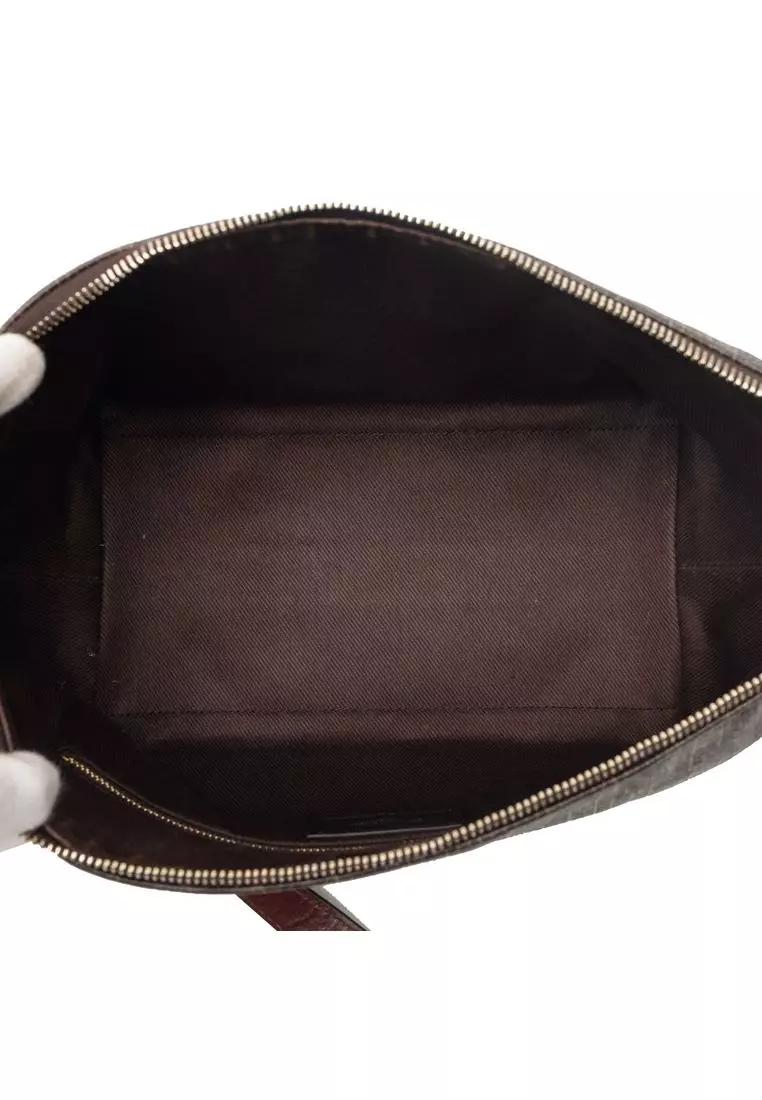Pre-Loved Saint Laurent Le Monogramme Coated Canvas Shoulder Bag
